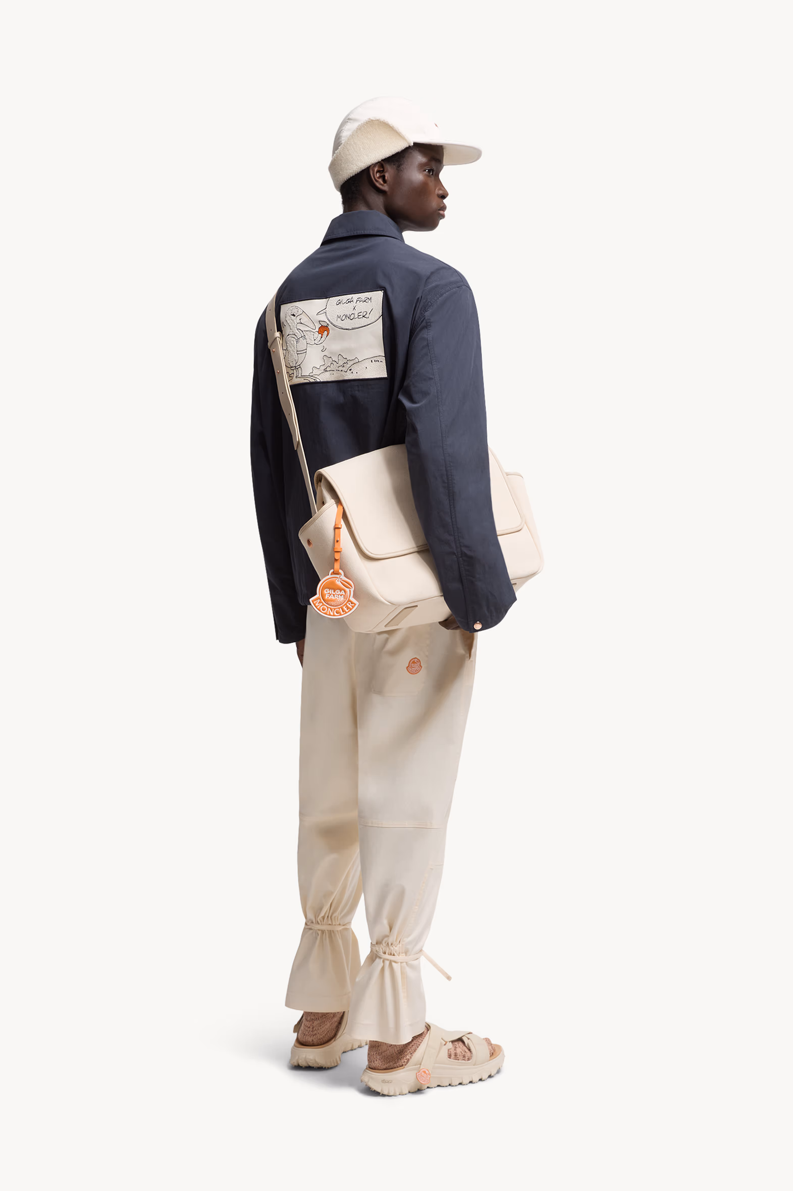 Moncler x Gilga Farm Designed by Donald Glover Satsuma Shirt Jacket Men Navy Blue Moncler 0